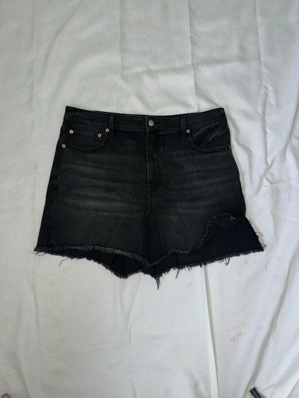American Eagle Outfitters High-Rise Denim Cutoff Shorts